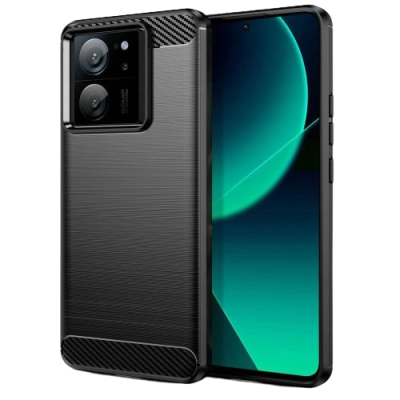 Capa Silicone Xiaomi 13T/ 13T Pro Preta Reforçada