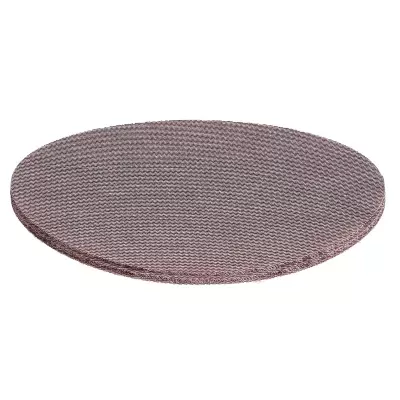 Tapete redondo rosa antigo tecido trançado