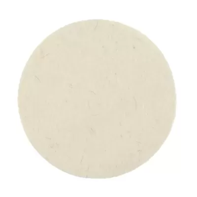 Polishing Felt Pad Ø 125 mm White