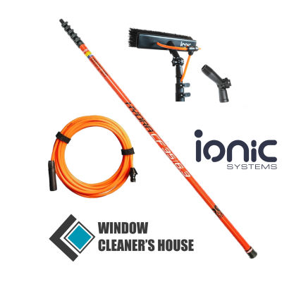 Hydra Carbon Fibre GRAFTNER Completo - com mangueira interna, quebrador de ângulo e escova Graftner - Ionic Systems