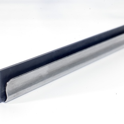 STAINLESS STEEL CHANNELS + SOFT RUBBER