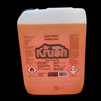 OrangeKrush Window Cleaner Soap 5L with outlet tap