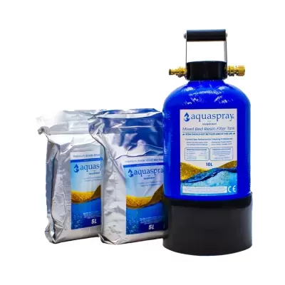Aquaspray® De-Ionising Water Filter Carry Tank 10 Litre (Inc. Resin)