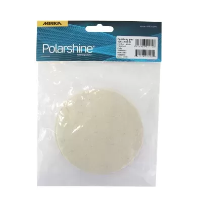 Polishing Felt Pad Ø 125 mm White