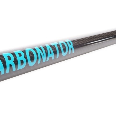 Bastão de pesca telescópico carbon carbonator azul e preto