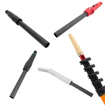 Conjunto de cinco chicotes de cozinha com cabos coloridos