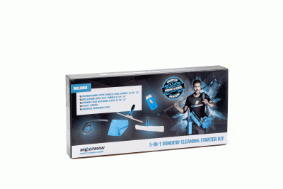 5-in-1 WINDOW CLEANING STARTER Kit