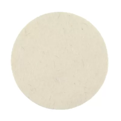 Polishing Felt Pad Ø 125 mm White