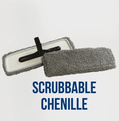 Luva Bonnet Pad - Scrubbable Chenille (Grey) - Ionic Systems
