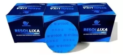 RESOLLIXA LIXA PARA POLIMENTO SOFT RESOLVIDRO 6 " #1000