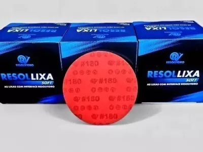 RESOLLIXA LIXA PARA POLIMENTO SOFT RESOLVIDRO 6 " #180