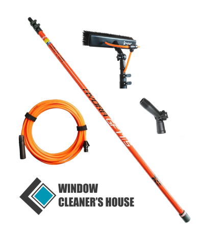 Hydra Glass Fibre GRAFTNER Completo - com mangueira interna, quebrador de ângulo e escova Graftner - Ionic Systems