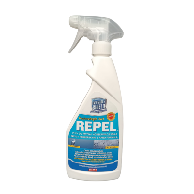 REPEL – Cleans and preserves glass and other surfaces, nano hydrophobic barrier