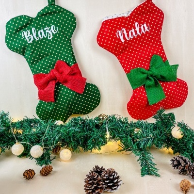 Meia de Natal para animal de estimação