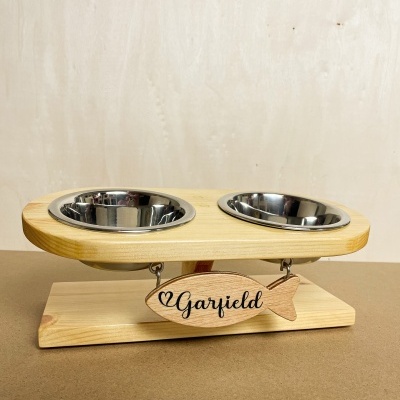 Comedouro Elevado Gatos - Modelo Sugar