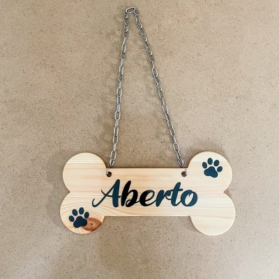 Placa Aberto | Fechado