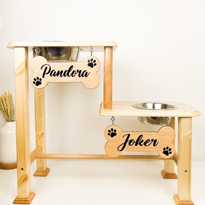 Comedouro Elevado - 2 Alturas (Vários modelos)