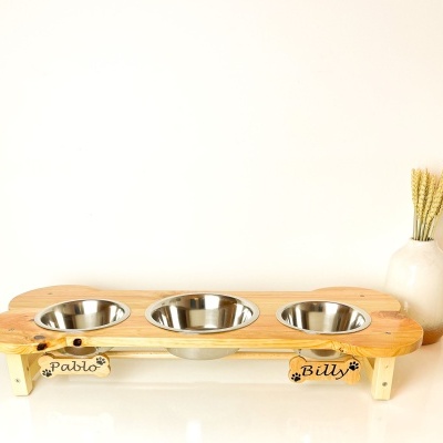 Comedouro Elevado - Modelo Dream - Triplo