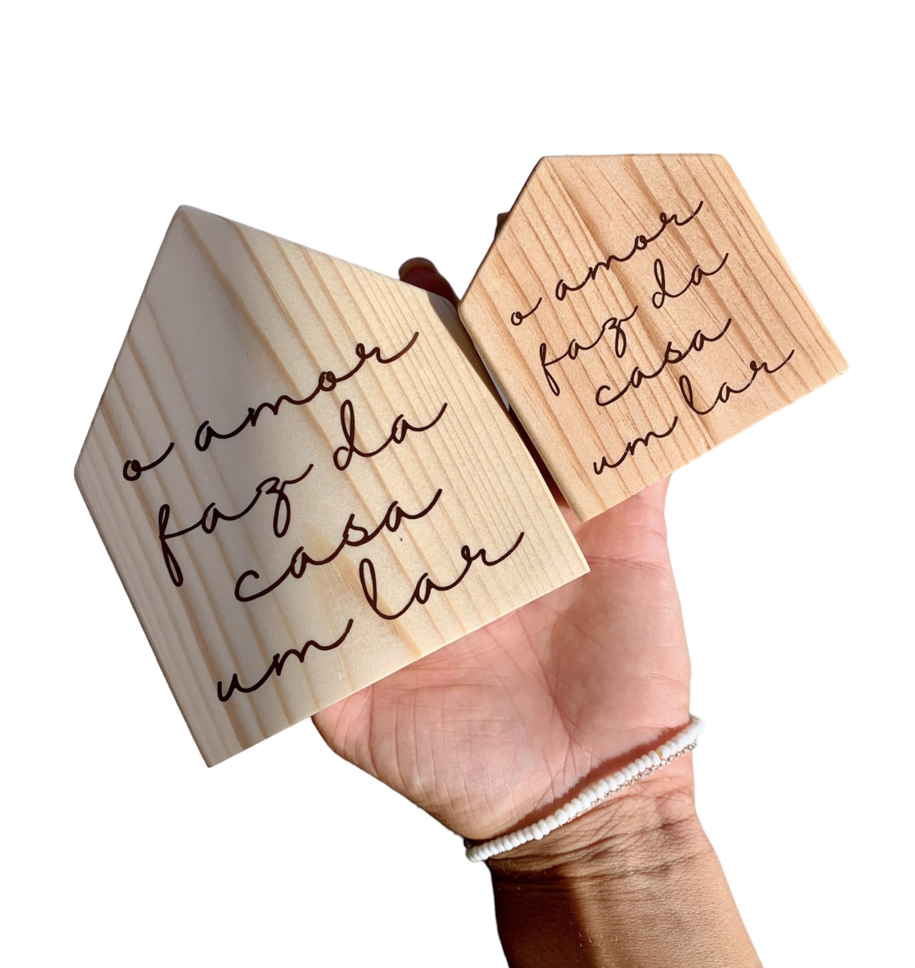 Casinha de madeira personalizável