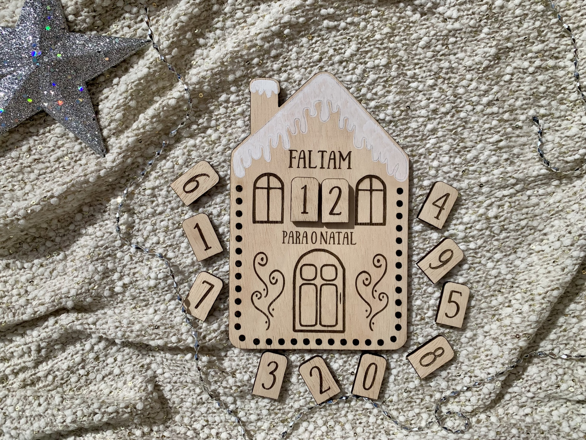 Casinha dias até ao Natal