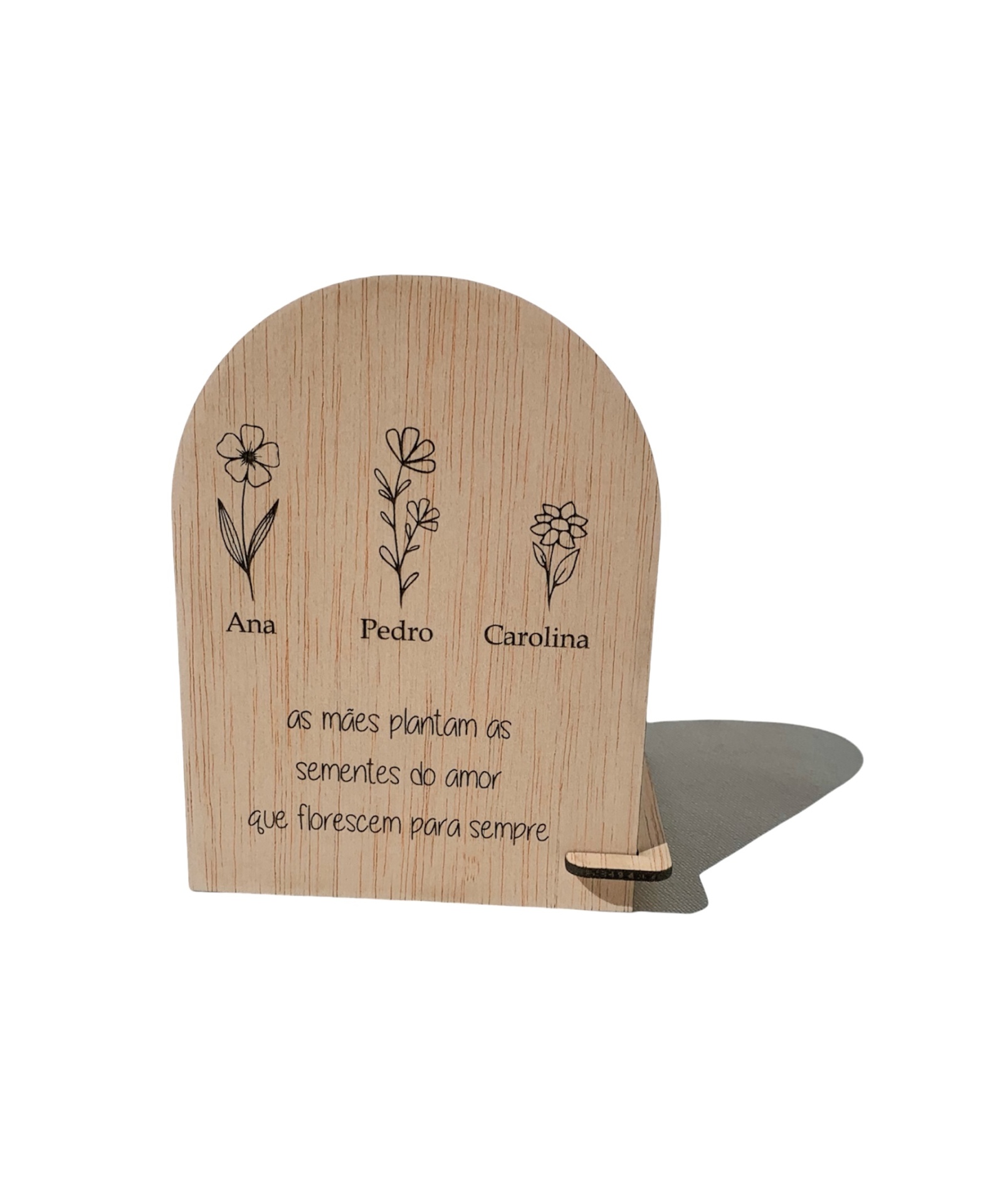 Moldura arco jardim da mãe