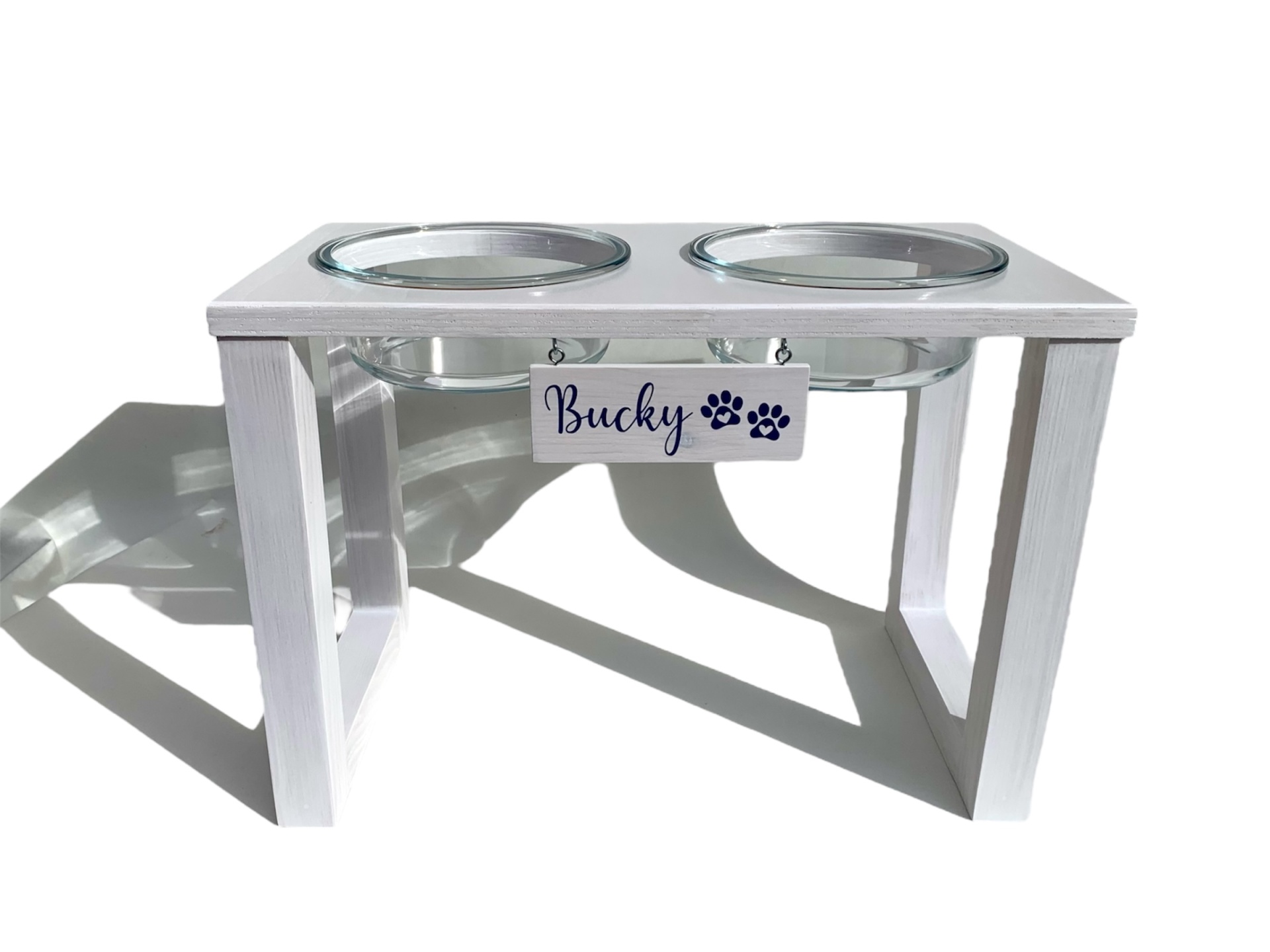 Comedouro Elevado duplo minimalista