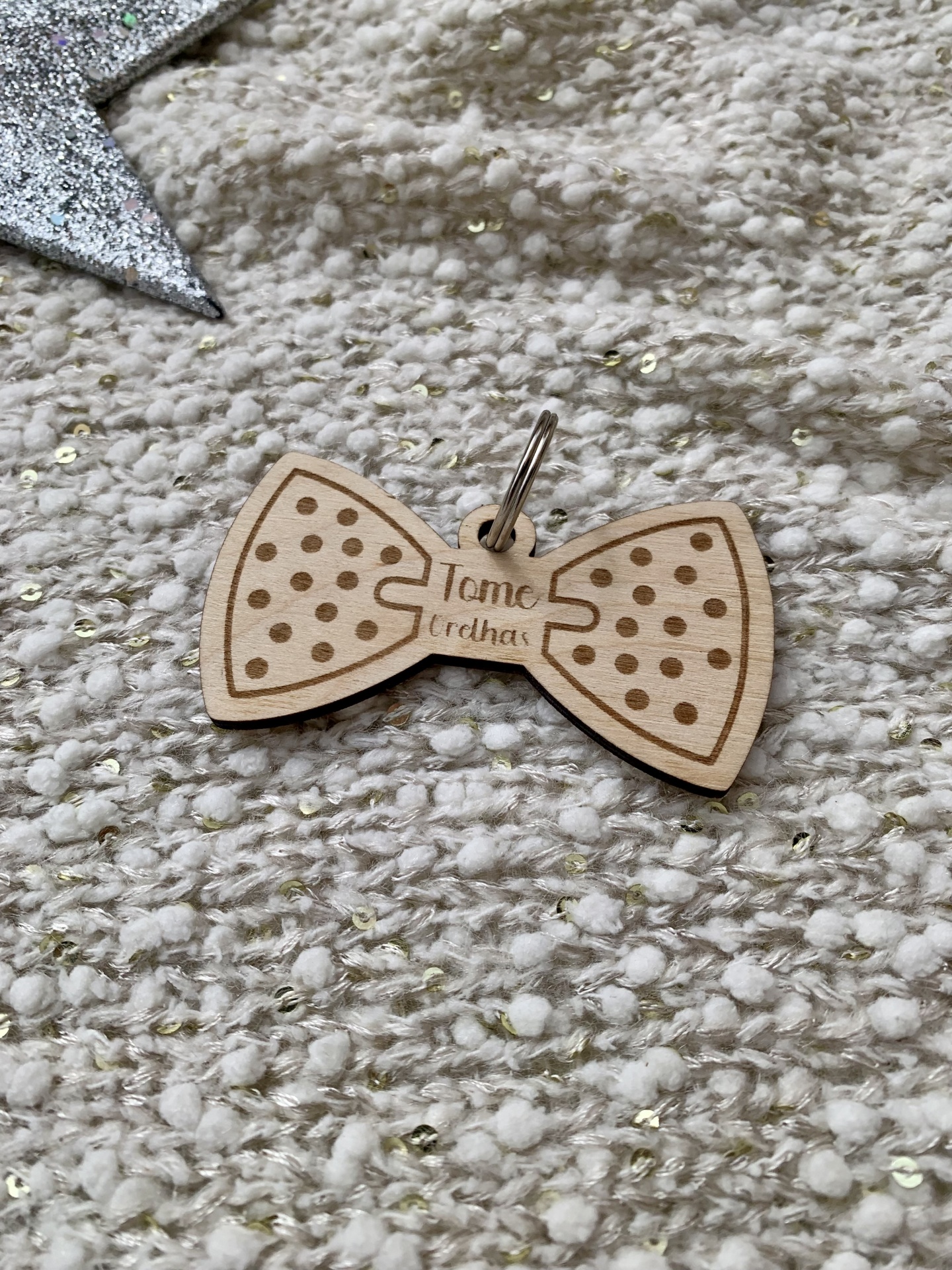 Laço personalizável para coleira