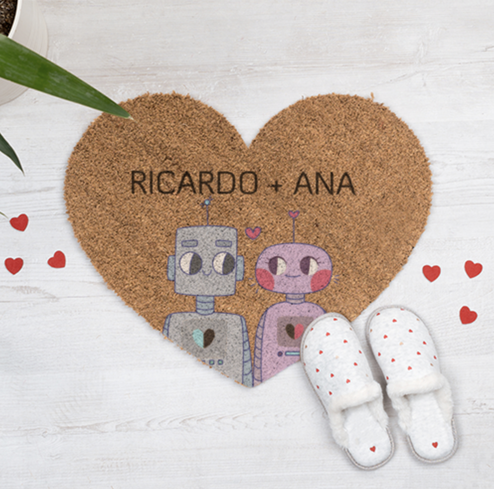 Tapete de entrada personalizável