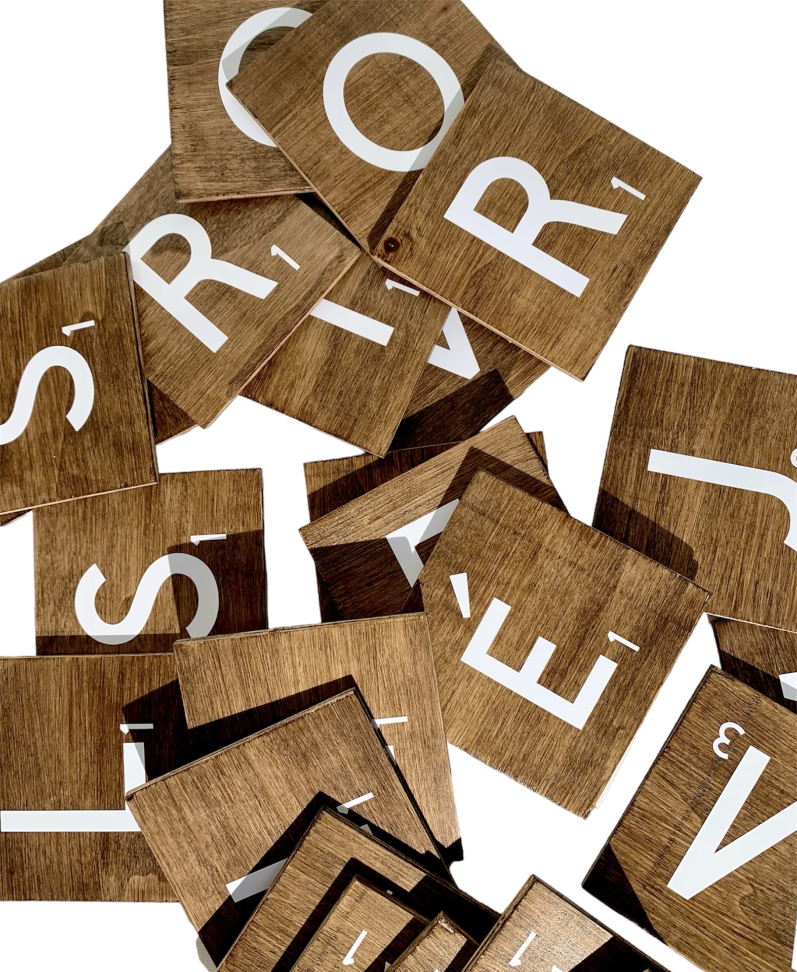 Wood Scrabble