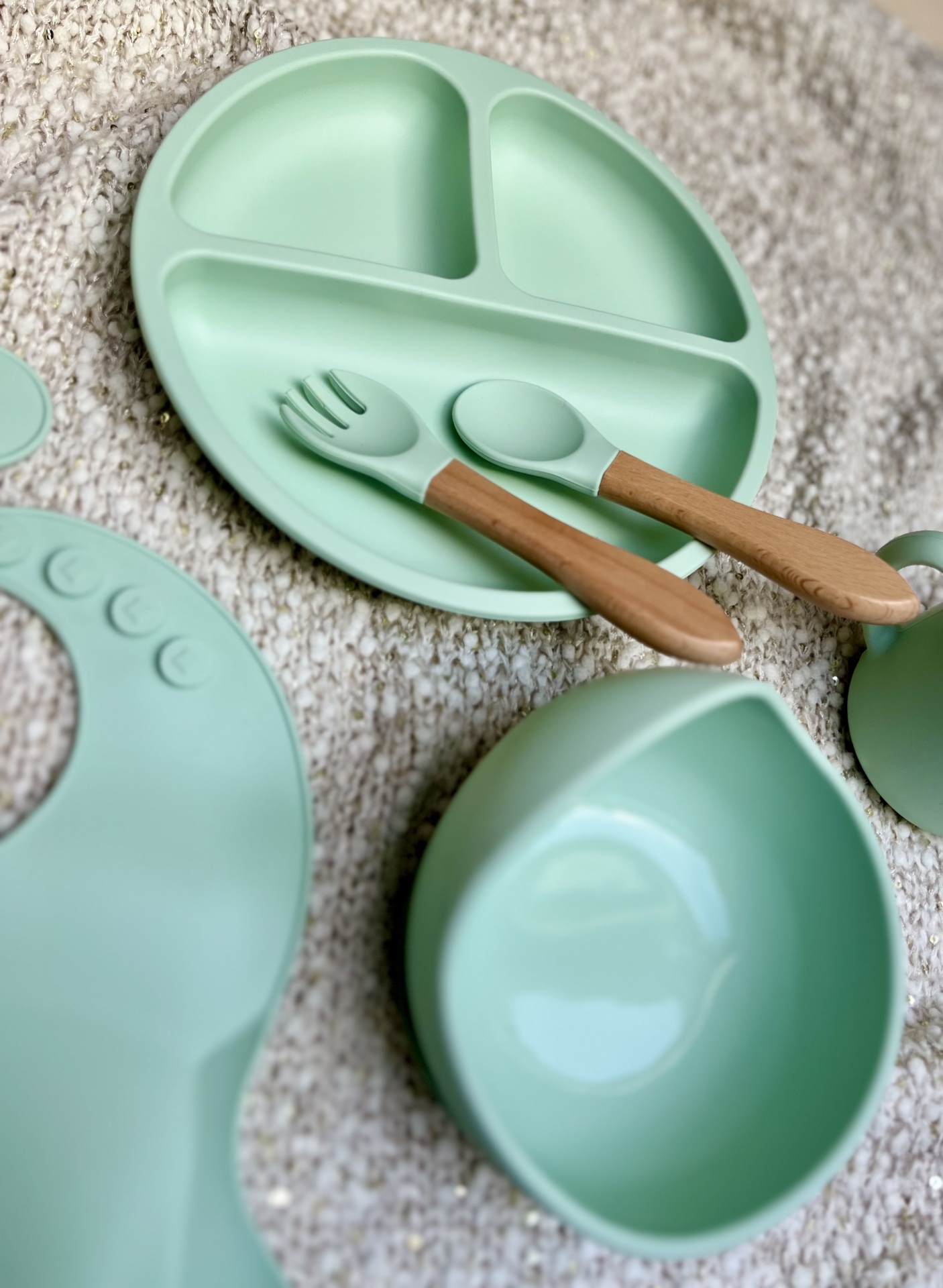 Conjunto de alimentação bebé