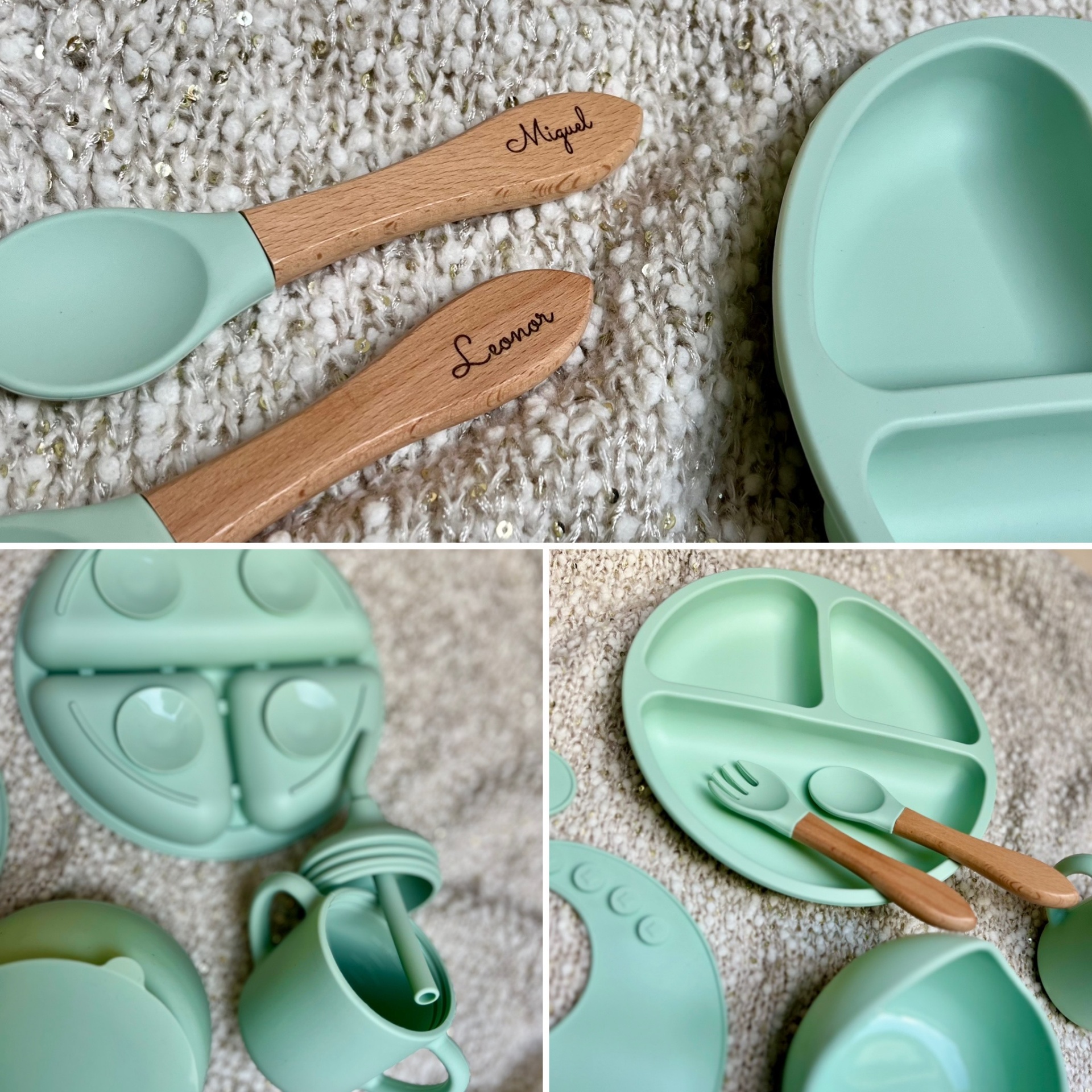 Conjunto de alimentação bebé