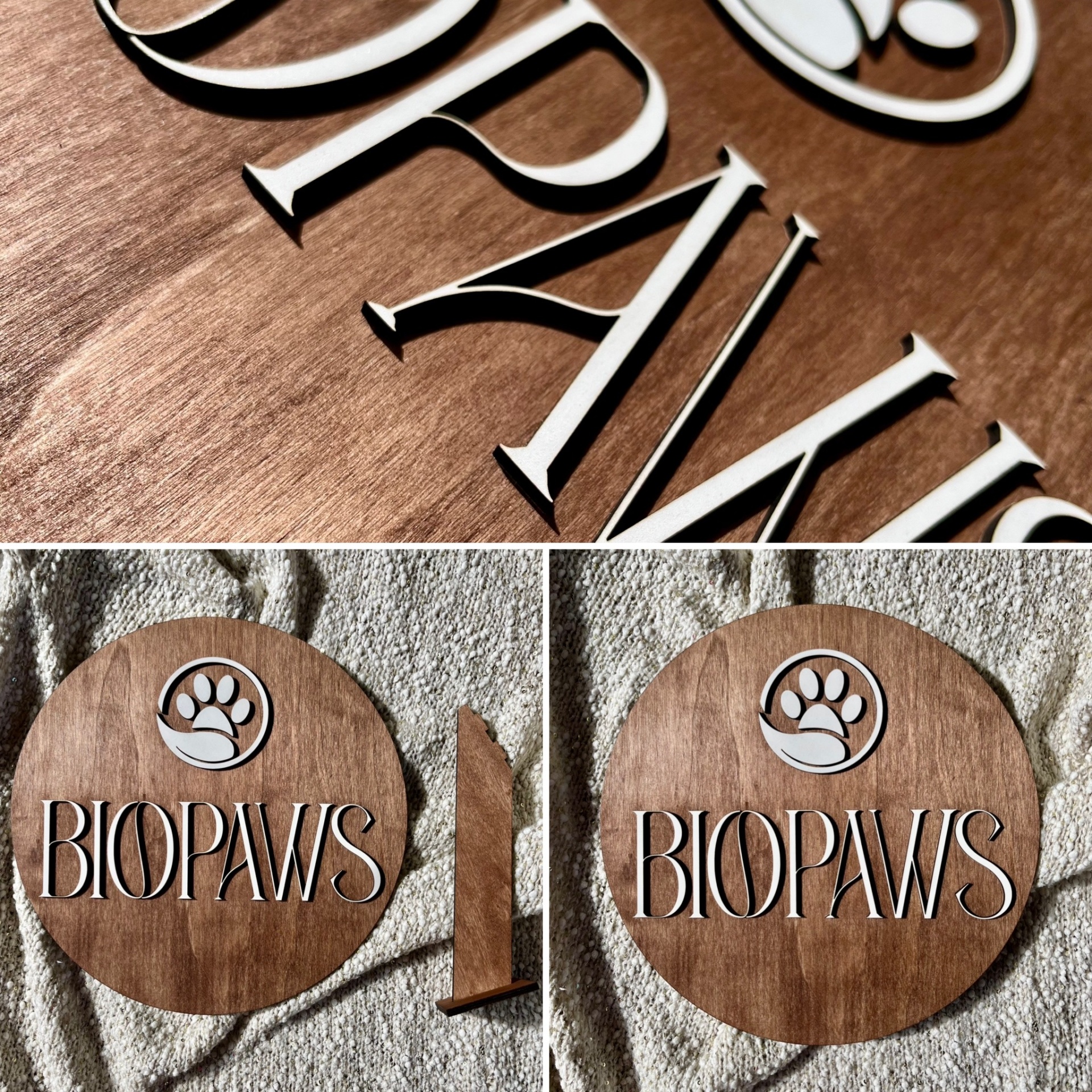 Placa Logo ali - personaliza a tua marca