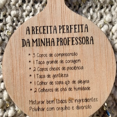 Receita perfeita de Professor/a