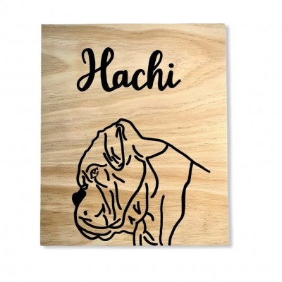 Wood Sign Personalizável