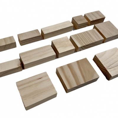 Peças de madeira para Carimbos manuais