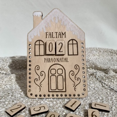 Casinha dias até ao Natal