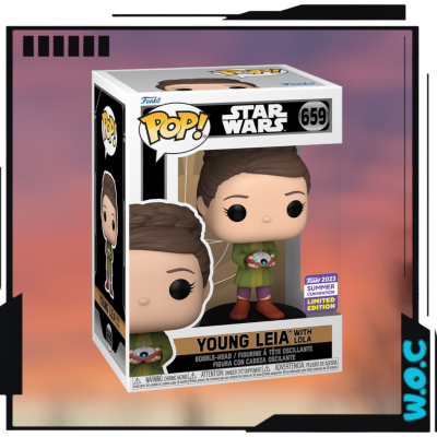 Young Leia With Lola (SDCC 2023 Exclusive) #659 - Star Wars - Funko Pop!