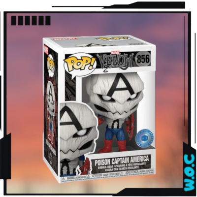 Poison Captain America (PIAB Exclusive) #856 - Marvel - Funko Pop!