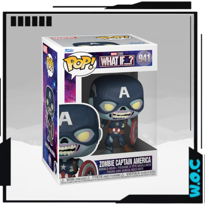 Zombie Captain America #941 - What If...? - Marvel - Funko Pop!