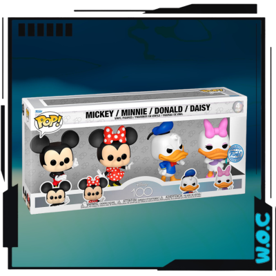 Disney 100th Anniversary (Special Edition) - 4 Pack - Funko Pop!