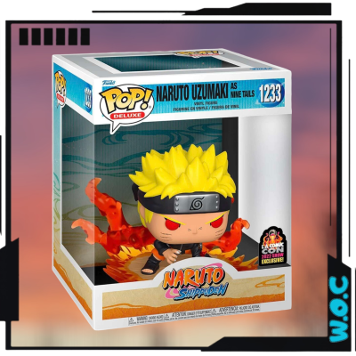 Naruto Uzumaki As Nine Tails Deluxe (L.A. Comic Con 2022 Show Exclusive) #1233 - Naruto Shippuden - Funko Pop! Animation