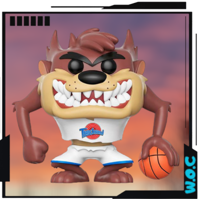 Taz (Chase) #414 - Space Jam - Funko Pop! Movies + Foldable Pop Protector
