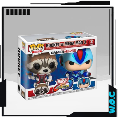 Rocket vs Megaman X 2 Pack - Marvel vc CapCom - Funko Pop! Games