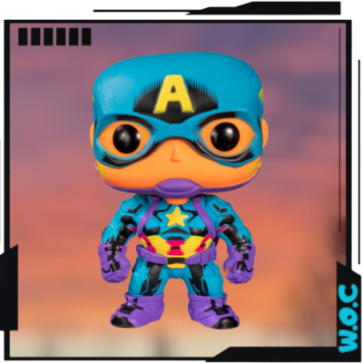 Captain America Black Light (Special Edition) #648 - Marvel - Funko Pop!