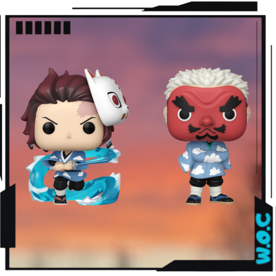 Tanjiro Kamado & Sakonji Urokodaki 2 Pack (SDCC 2023 Exclusive)  - Demon Slayer - Funko Pop! Animation