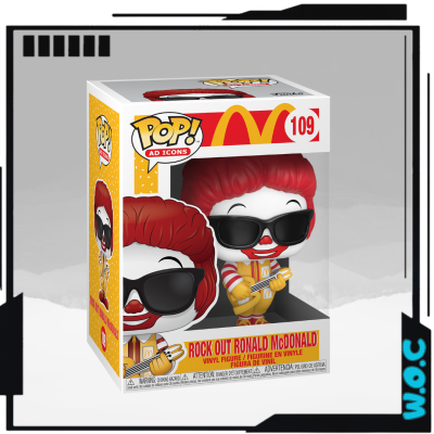 Rock Out Ronald McDonald #109 - McDonald´s - Funko Pop! Ad Icons
