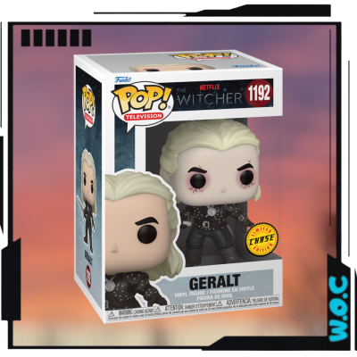 Geralt (CHASE) #1192 - The Witcher - Funko Pop! Television