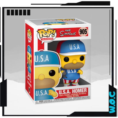 U.S.A. Homer #905 - The Simpsons - Funko Pop! Television