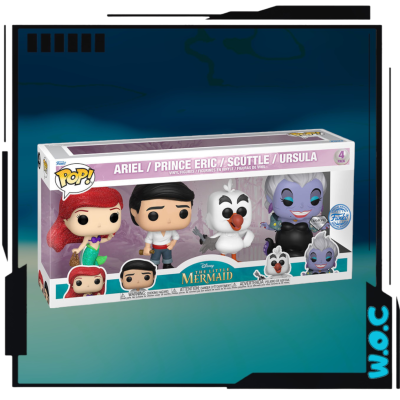 Disney The Little Mermaid (Special Edition) - 4 Pack - Funko Pop!