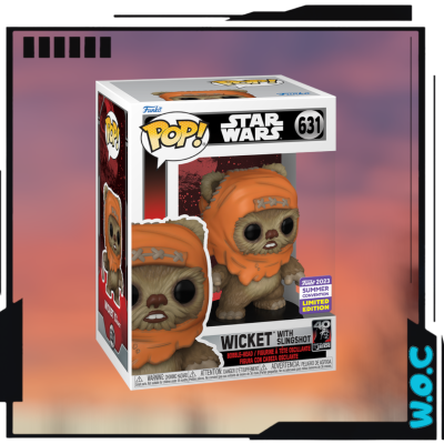 Wicket With Slingshot (SDCC 2023 Exclusive) #631 - Star Wars - Funko Pop!